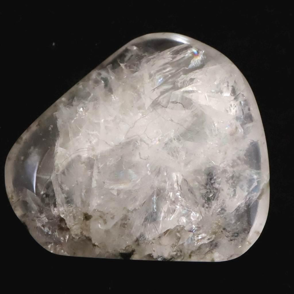 ロシア産 フェナカイト 22.7mmタンブル 鑑別書付 17.6ct #944751枚目の画像