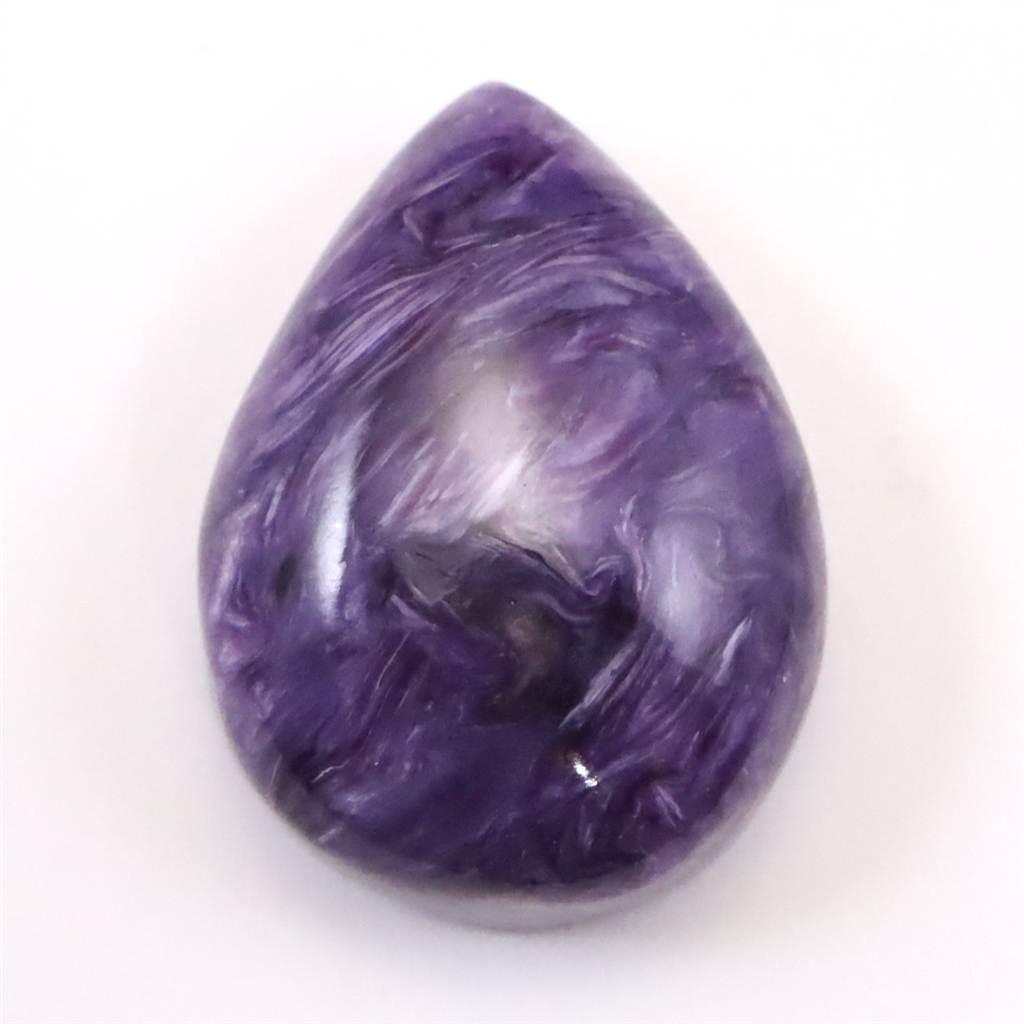 チャロアイト AAA 20X15mmドロップ ルース 18.6ct #233231枚目の画像