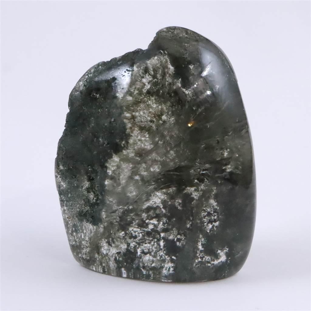 ヒマラヤ マニハール産 ガーデンクォーツ 庭園水晶 59mmハーフポリッシュ 95g #556711枚目の画像