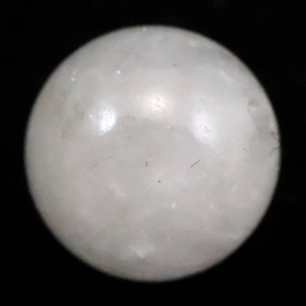 ブラジル産 フェナカイト 8.2mm玉ビーズ 一粒 現物 鑑別済 4.22ct  #242321枚目の画像