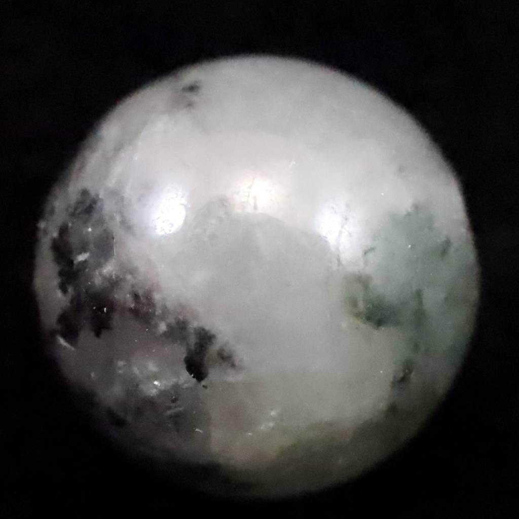 ブラジル産 フェナカイト 8.0mm玉ビーズ 一粒 現物 鑑別済 3.97ct  #369641枚目の画像