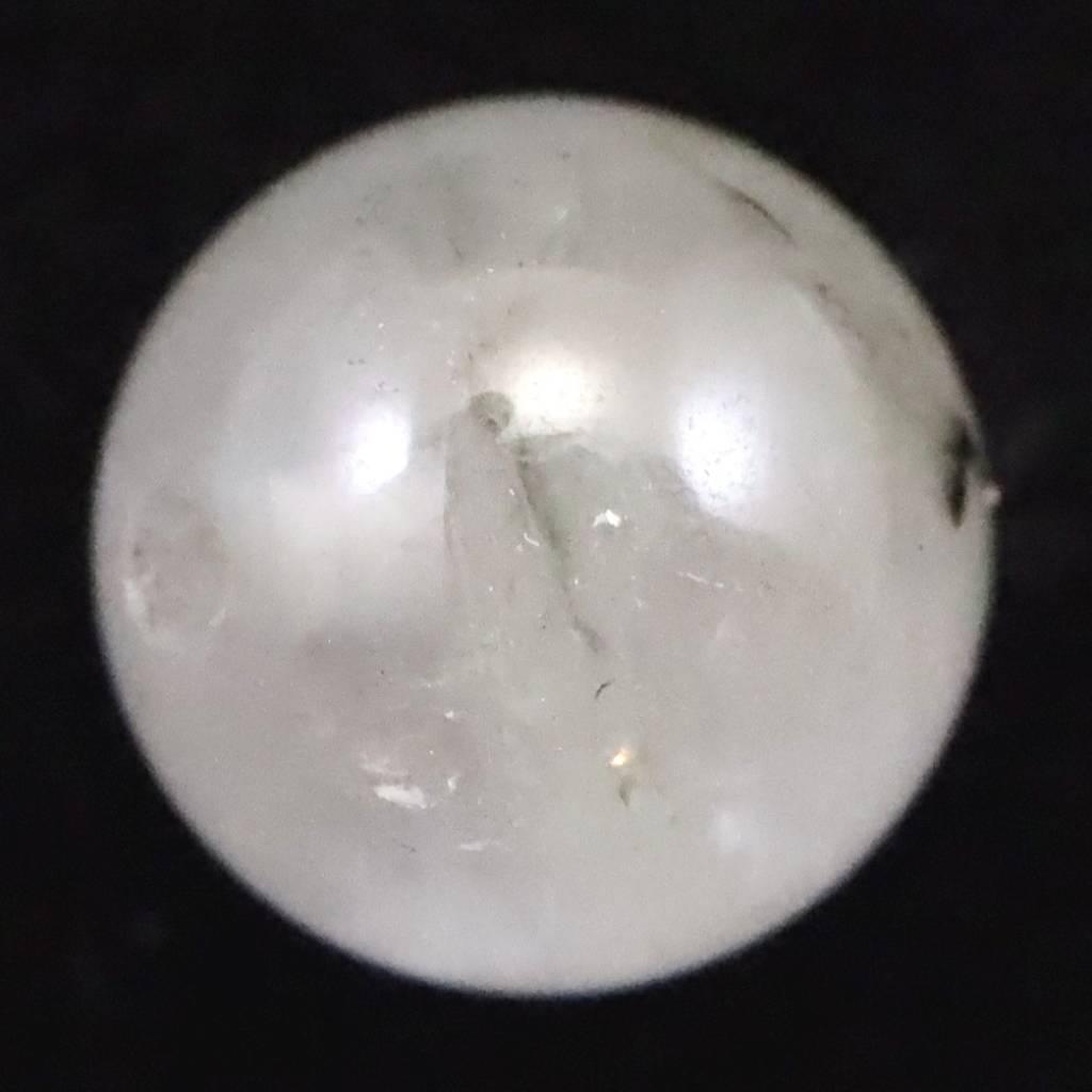 ブラジル産 フェナカイト 8.9mm玉ビーズ 一粒 現物 鑑別済 5.34ct  #584351枚目の画像