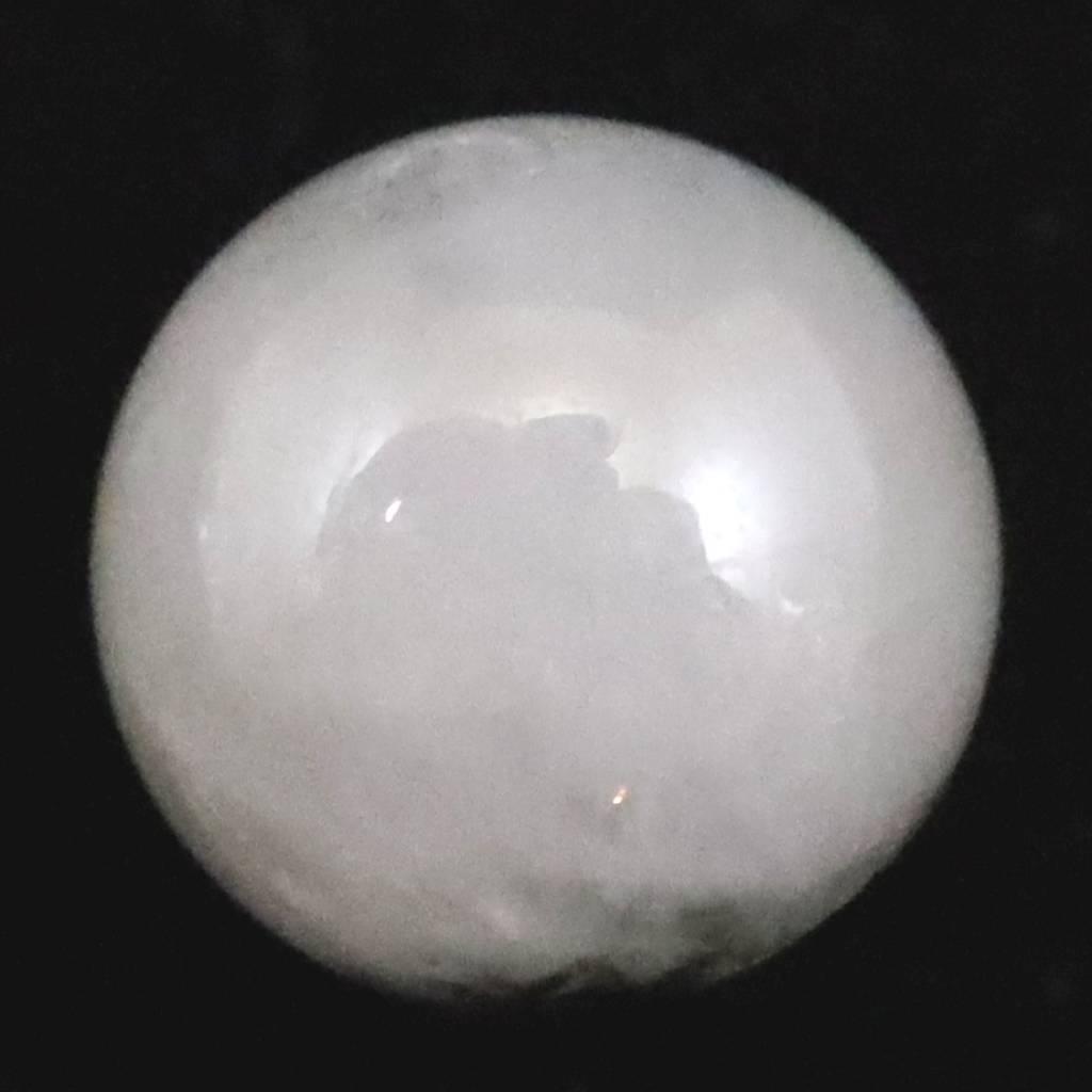 ブラジル産 フェナカイト 8.5mm玉ビーズ 一粒 現物 鑑別済 4.65ct #745411枚目の画像