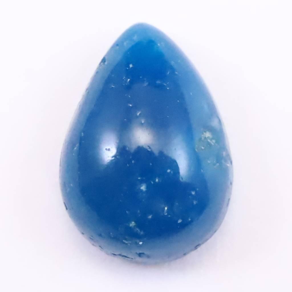 インド産 カバンサイト 11mmペアシェイプ カボション ルース 2.6ct #76573