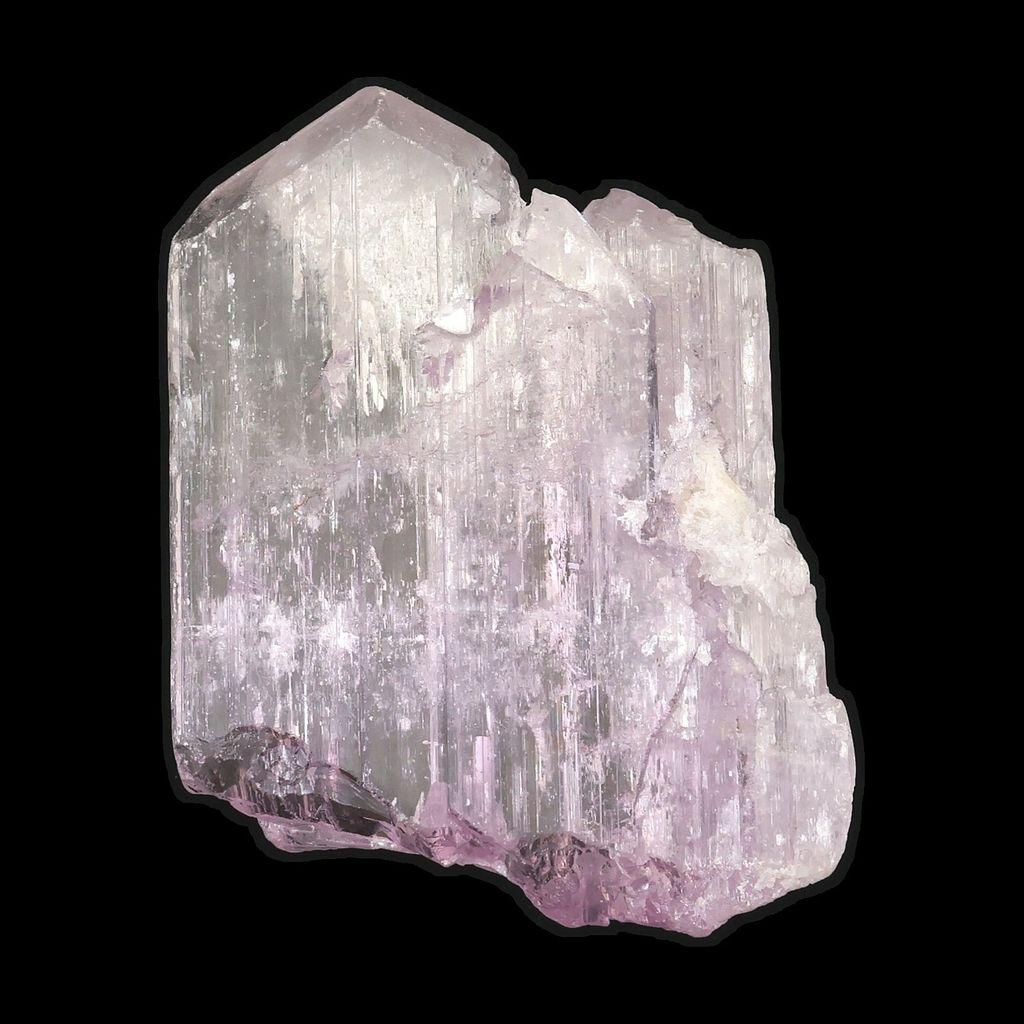 クンツァイト  リチア輝石  48mm原石 結晶 31.1g #36449