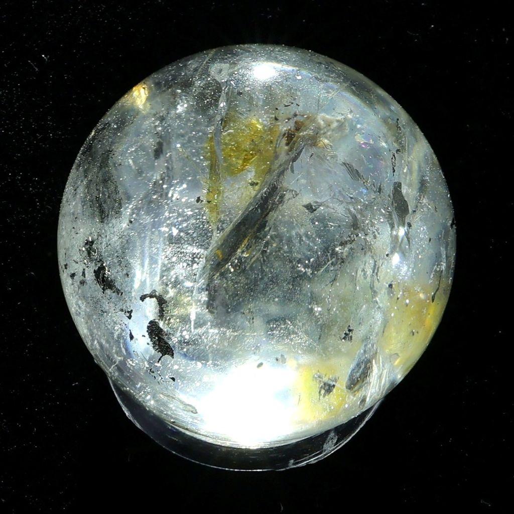 米国NY州産 ハーキマーダイヤモンド 20mmスフィア 丸玉 11.0g #23625