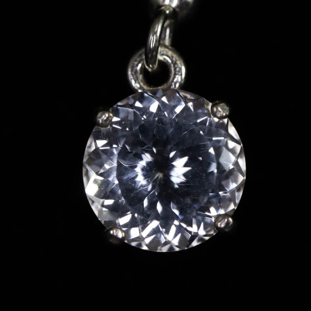 ロシアンレムリアン ８mm ラウンド カット ピアス 2.2g #21025 | 4枚目