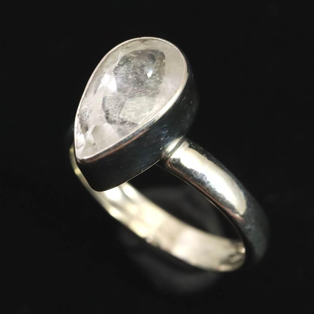 ロシア産 フェナカイト 11mmペアシェイプカット  リング 11号 #29546 | 4枚目