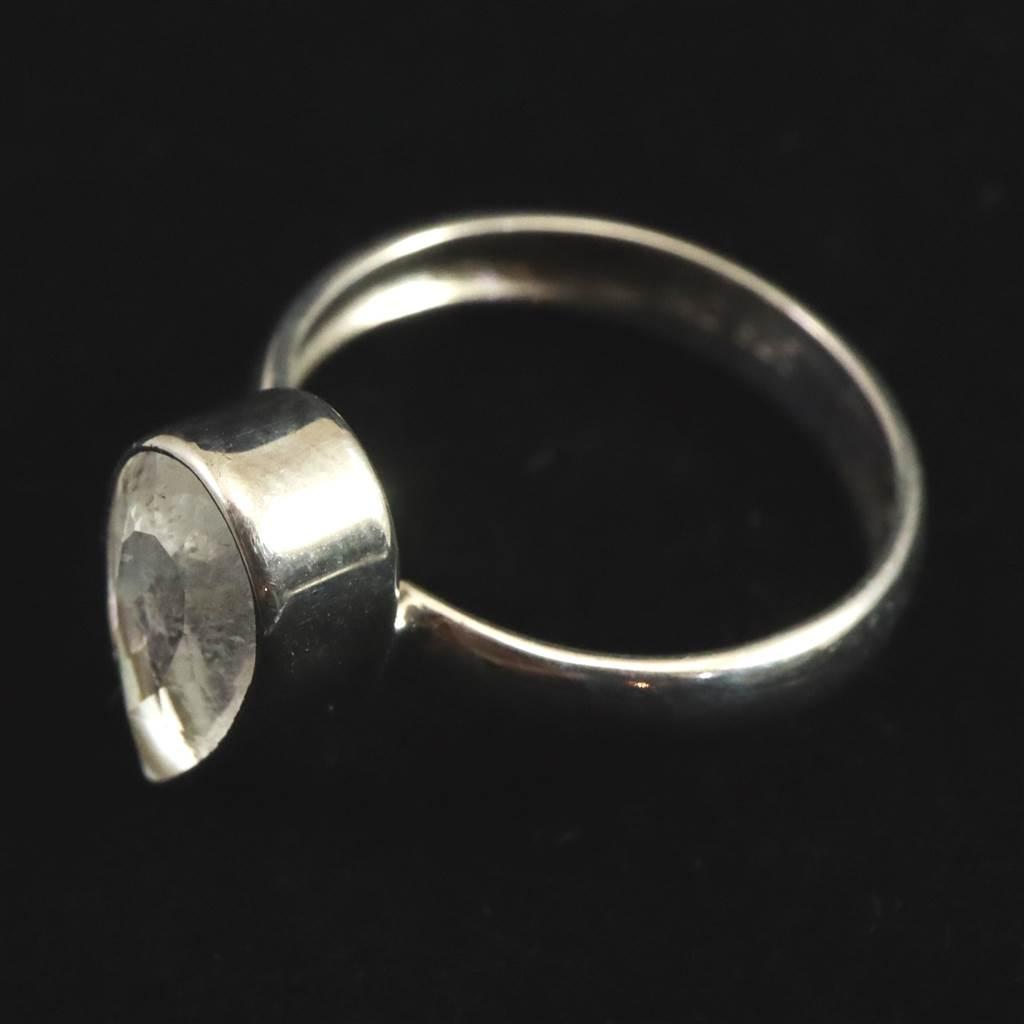 ロシア産 フェナカイト 11mmペアシェイプカット  リング 11号 #29546 | 6枚目