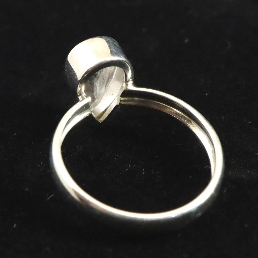 ロシア産 フェナカイト 11mmペアシェイプカット  リング 11号 #29546 | 7枚目