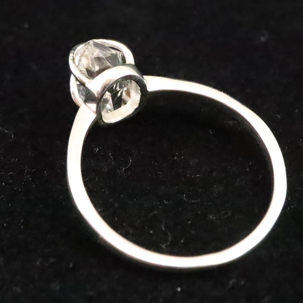 H&E社 ハーキマーダイヤモンド 原石 リング 14号 1.6ｇ #41467 | 6枚目