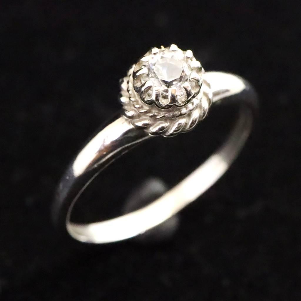 H＆E社 アゼツライト 5mmラウンド リング 16号  現品 2.0g #28400 | 3枚目