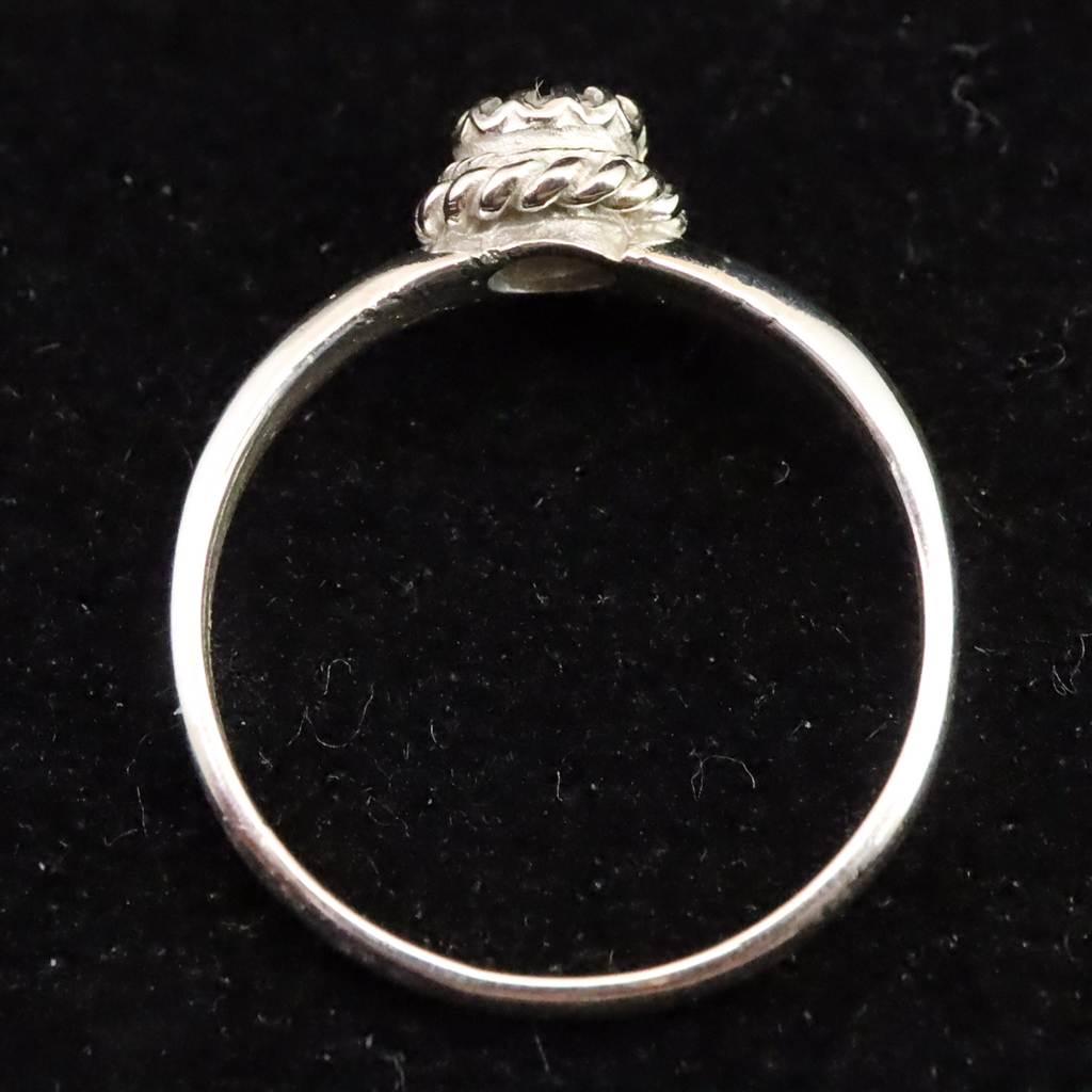 H＆E社 アゼツライト 5mmラウンド リング 16号  現品 2.0g #28400 | 6枚目