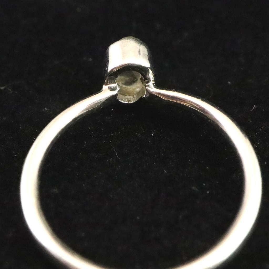 ブラジル産　グリーン ヘルデライト  原石 リング 14号 1.8g #98109 | 7枚目