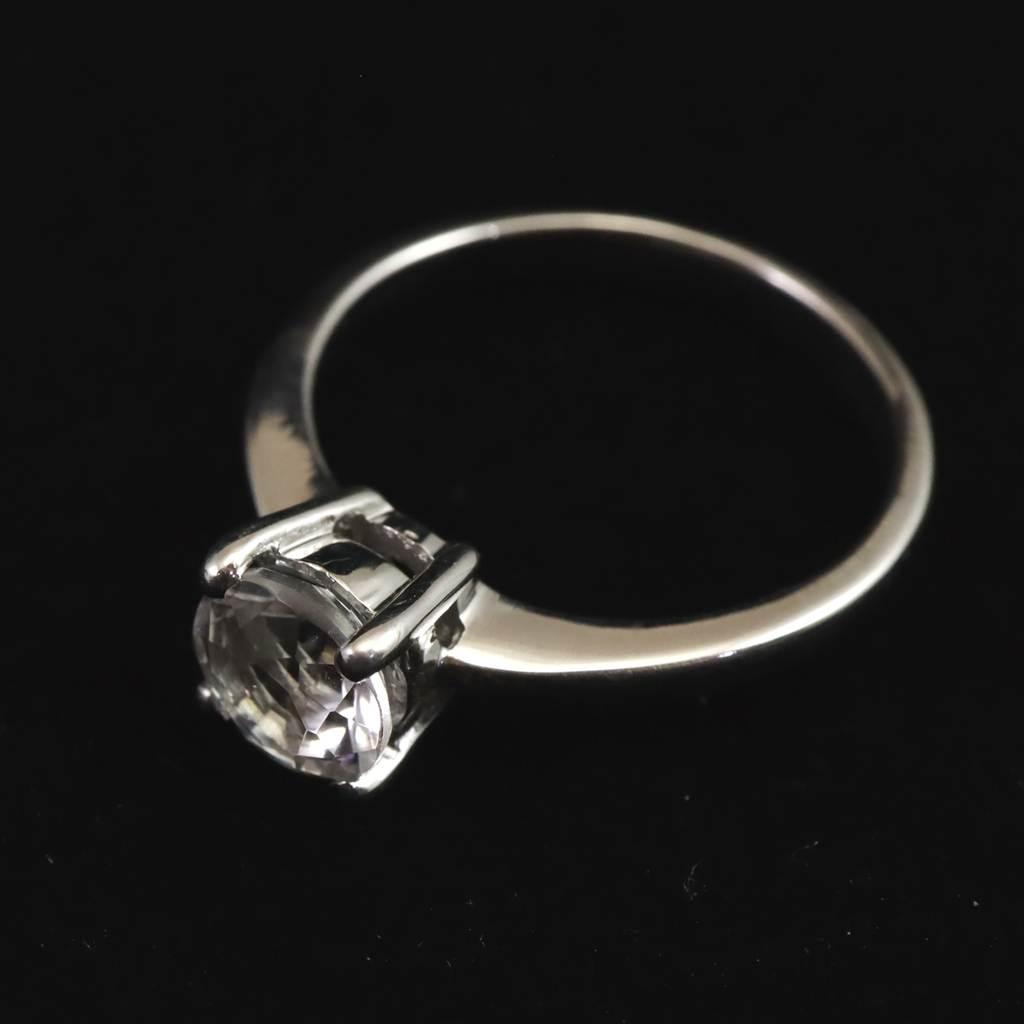 ブラジル産 フェナカイト 6.5mmラウンドカット リング 鑑別書付 13.5号 #85976 | 5枚目