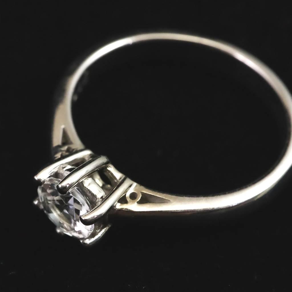 ブラジル産 フェナカイト 5mmラウンドカット リング 鑑別書付 13号 #72089 | 5枚目