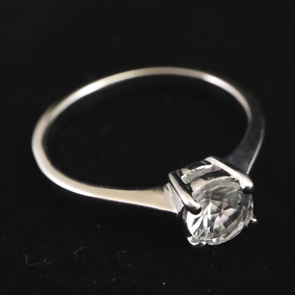 ブラジル産 フェナカイト 5mmラウンドカット リング 鑑別書付 13号 #98321 | 4枚目