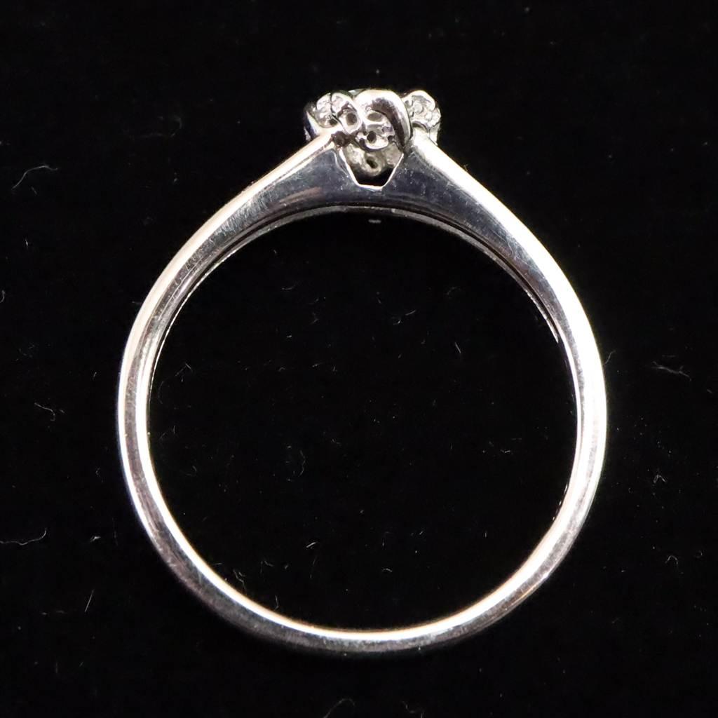 ブラジル産 フェナカイト 5mmラウンドカット リング 鑑別書付 18号 #12250 | 4枚目