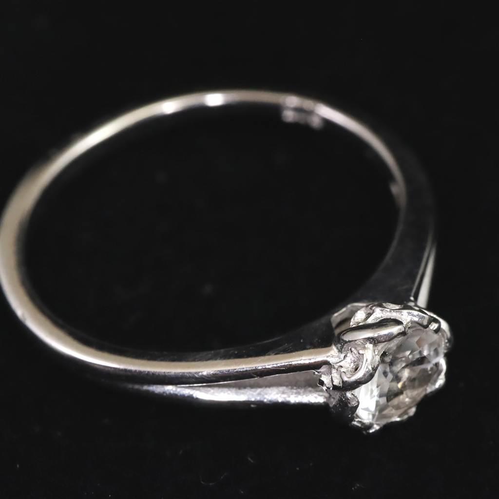 ブラジル産 フェナカイト 5mmラウンドカット リング 鑑別書付 18号 #12250 | 5枚目