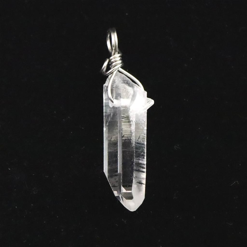 ブラジル トマスゴンサガ産水晶 31mm原石ペンダント 3.8g #825031枚目の画像