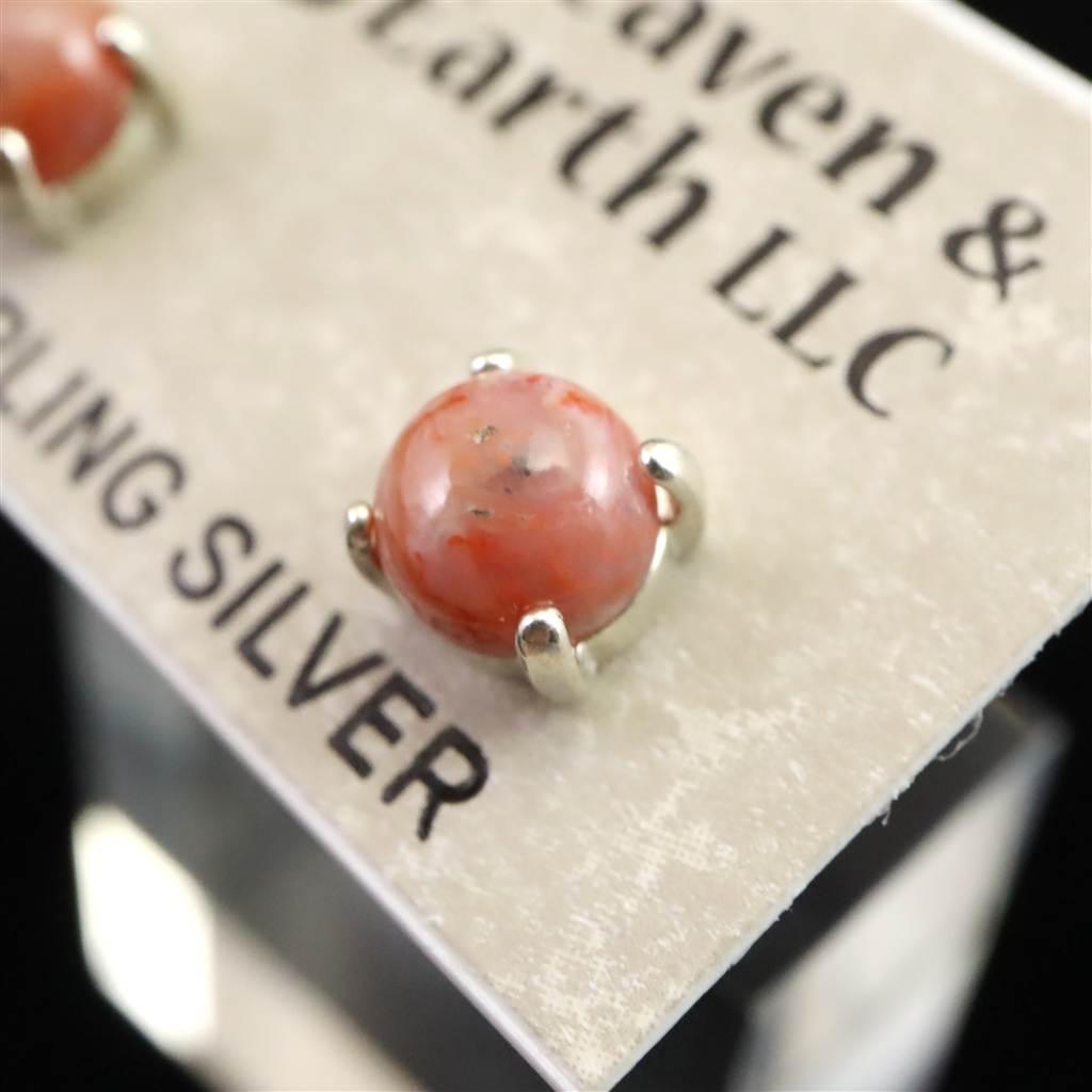 H&E社 シナゼツ  6mmラウンド ピアス   #27341 | 2枚目