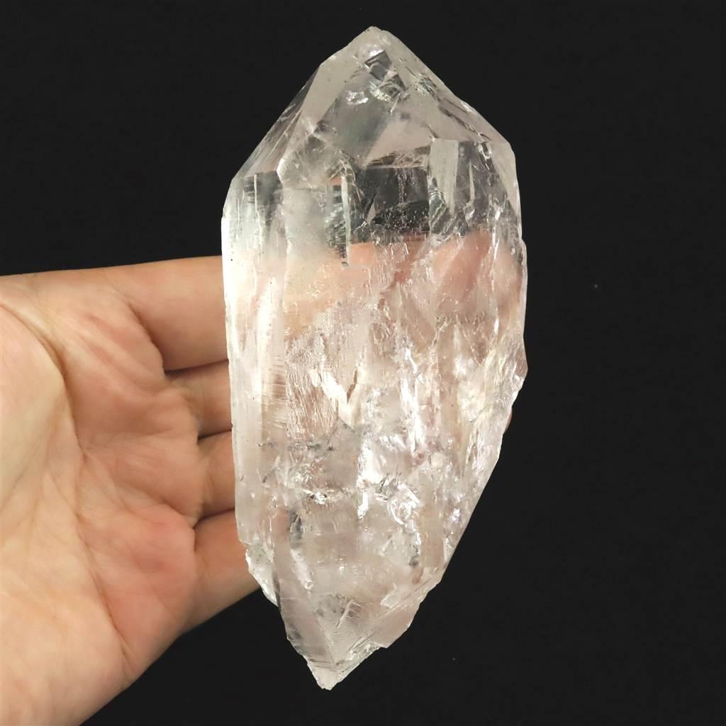 モンブラン産 水晶 レコードキーパー 水入り マニフェステーション ファントム 376.5g #355491枚目の画像