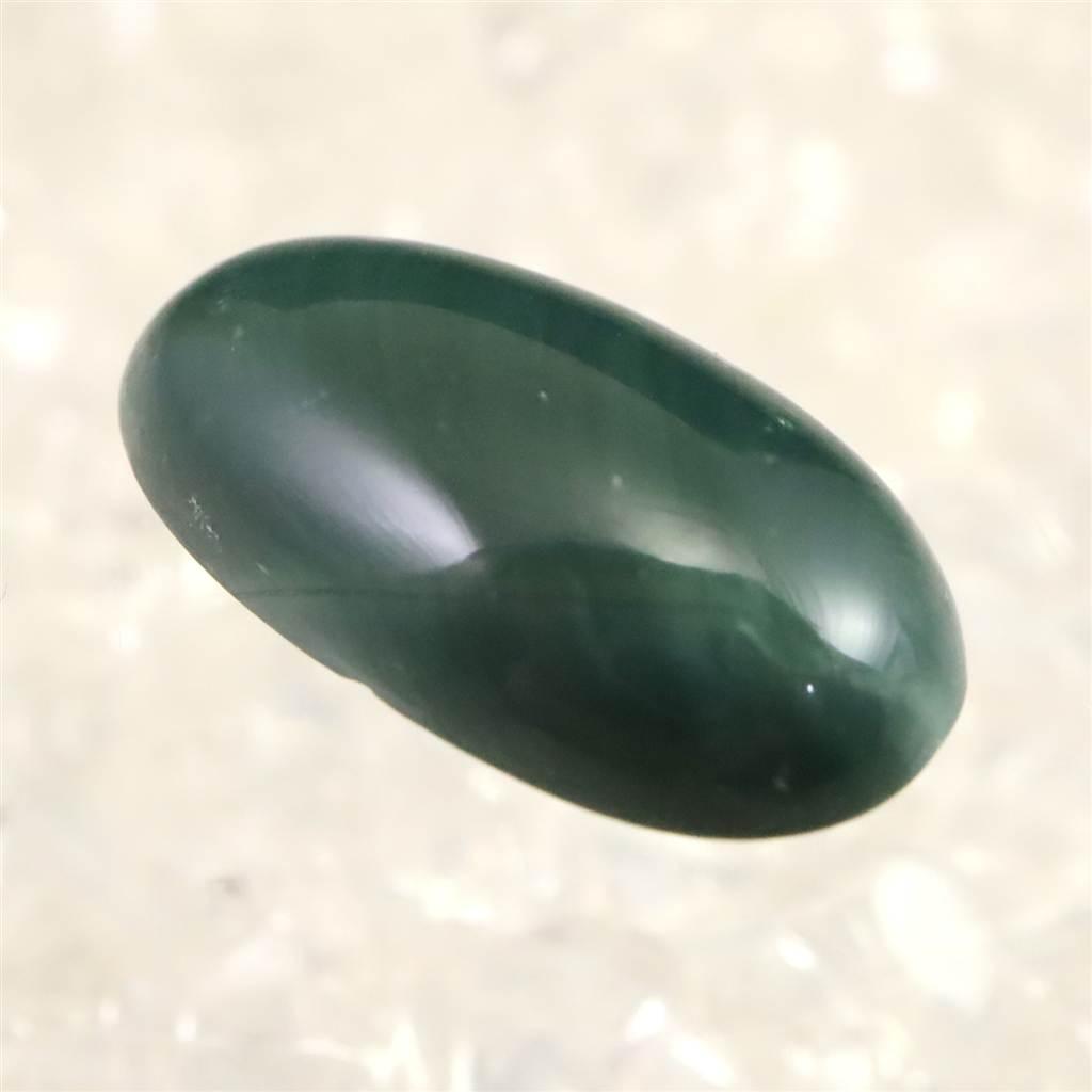 出雲碧玉 出雲石  17.5mmオーバル ルース ディレクトリーカード付 1.18g #36508 | 2枚目