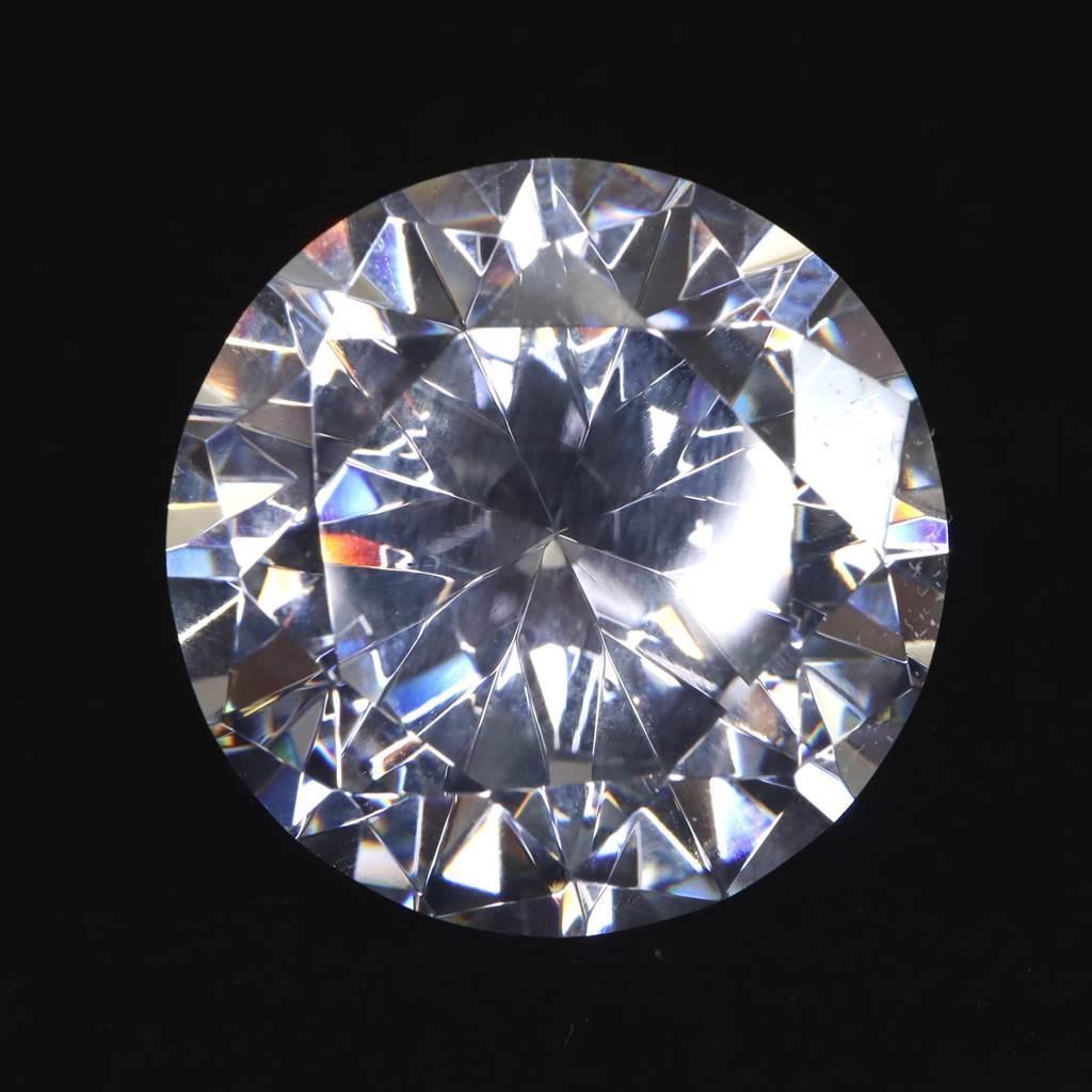 キュービックジルコニア CZ  30mm ラウンドカット ルース クリア　 #21812