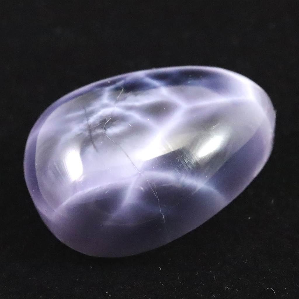 パープルラリマー   27mmペアシェイプ カボション ルース　10.7g *希少* #24121 | 3枚目