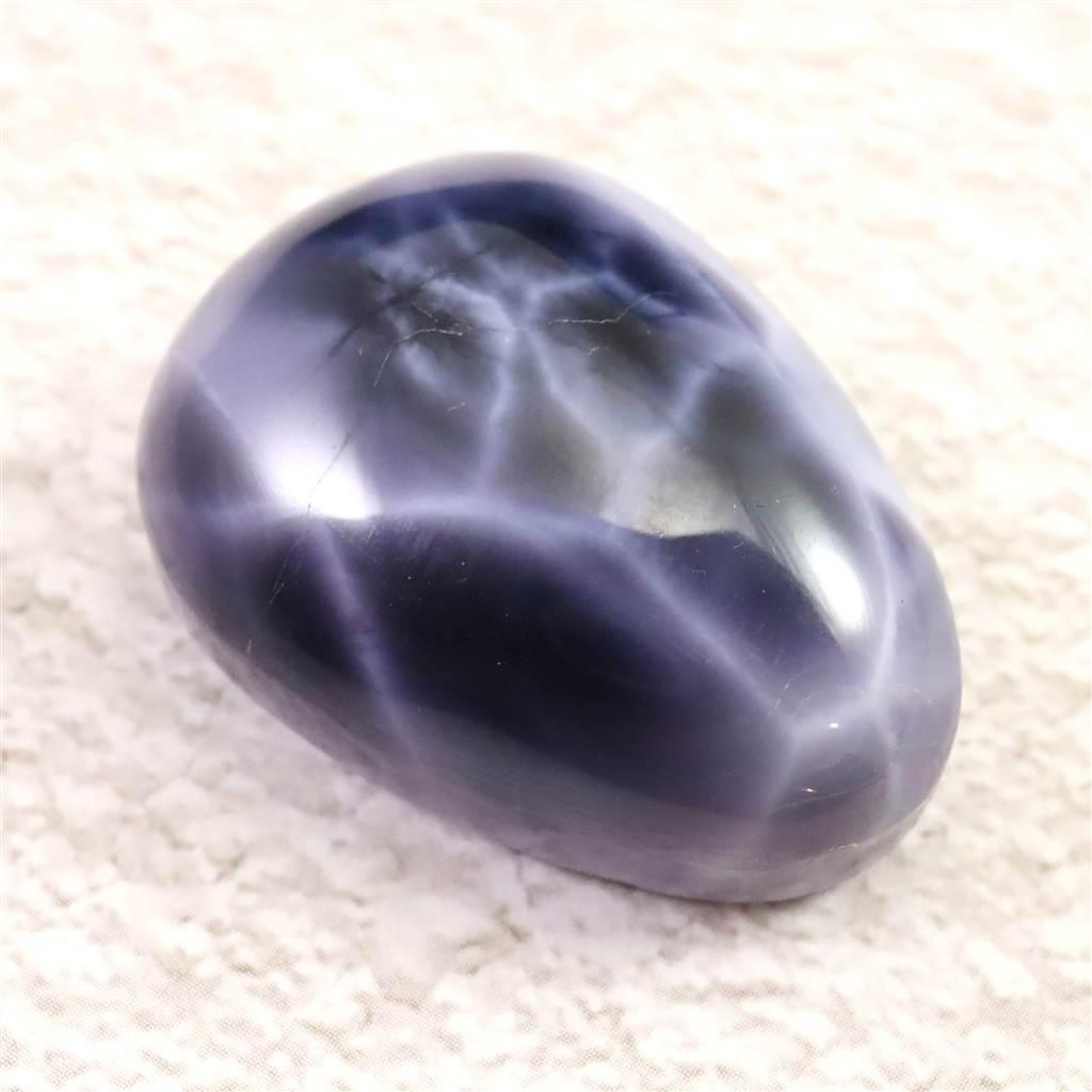 パープルラリマー   27mmペアシェイプ カボション ルース　10.7g *希少* #24121 | 6枚目