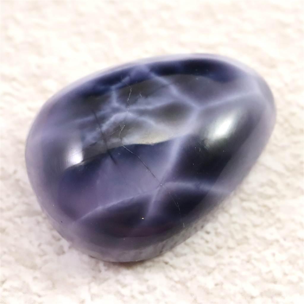 パープルラリマー   27mmペアシェイプ カボション ルース　10.7g *希少* #24121 | 7枚目