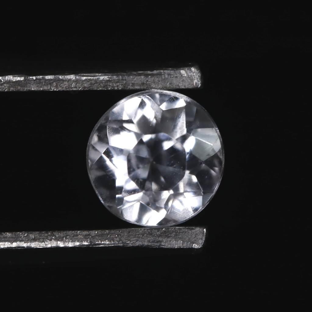 H&E社 フェナカイト A++  4.1mmラウンドカット ルース  0.29ct #18670 | 5枚目