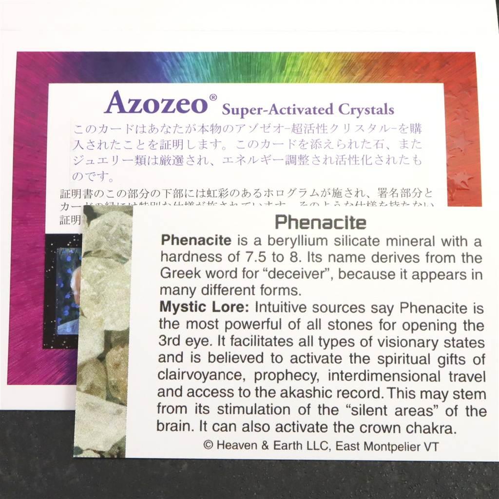 H&E社 フェナカイト A++  4.6mmラウンドカット ルース  0.38ct #30236 | 7枚目