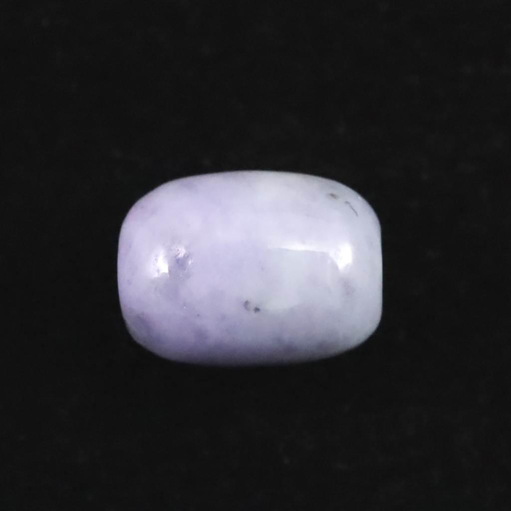 糸魚川翡翠  ヒスイ 小滝産 ラベンダー 9.9mm管玉 ビーズ ディレクトリカード付 1.07g #69718 | 2枚目