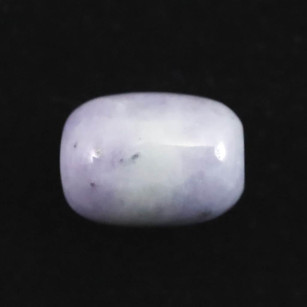 糸魚川翡翠  ヒスイ 小滝産 ラベンダー 9.9mm管玉 ビーズ ディレクトリカード付 1.07g #69718 | 3枚目