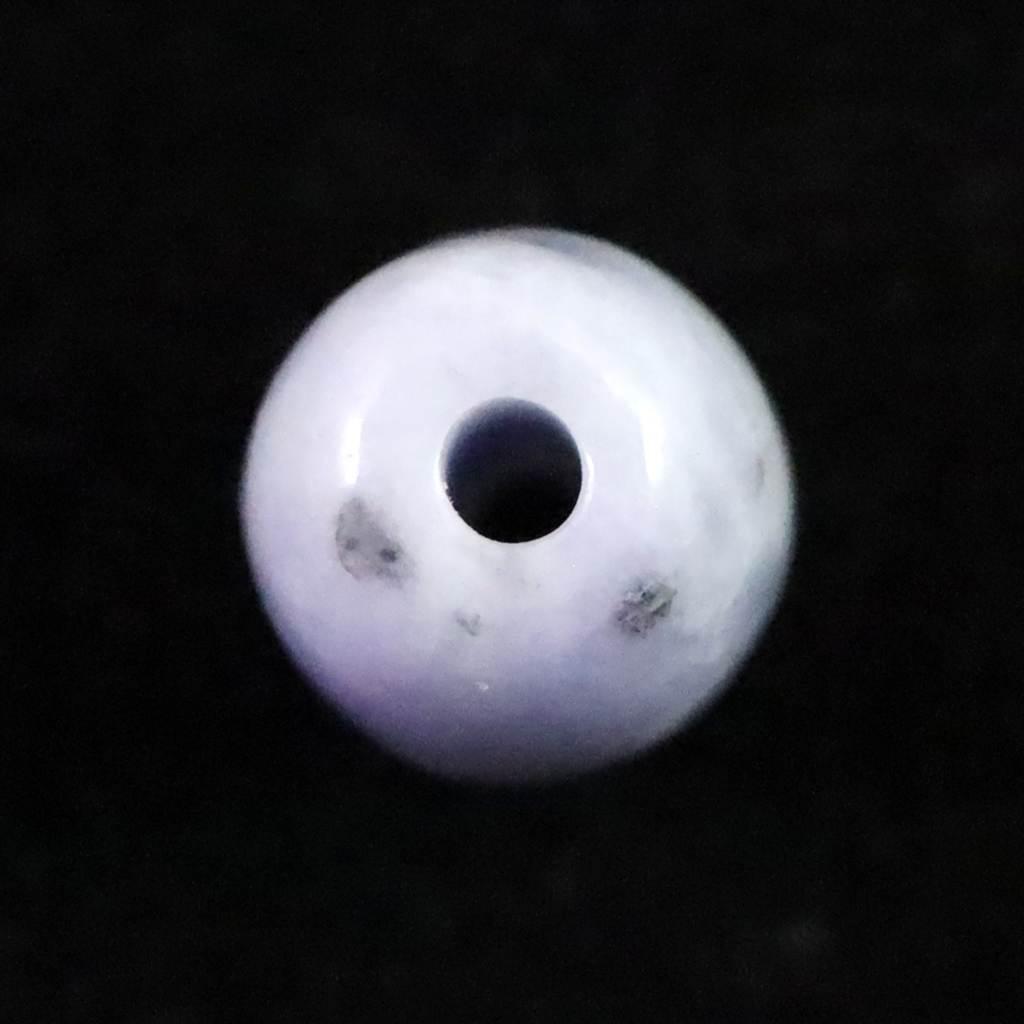 糸魚川翡翠  ヒスイ 小滝産 ラベンダー 9.8mm管玉 ビーズ ディレクトリカード付 0.82g #16283 | 7枚目