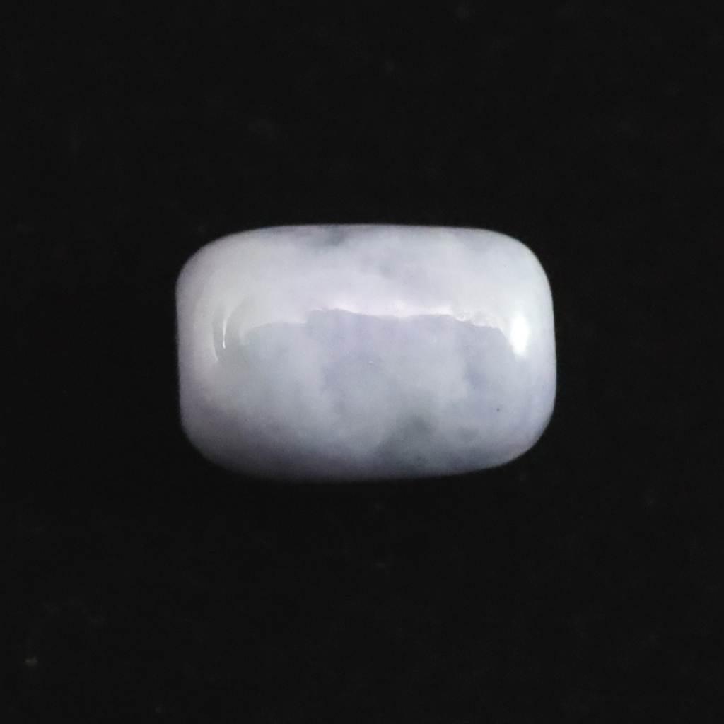 糸魚川翡翠  ヒスイ 小滝産 ラベンダー 9.6mm管玉 ビーズ ディレクトリカード付 0.85g #73355