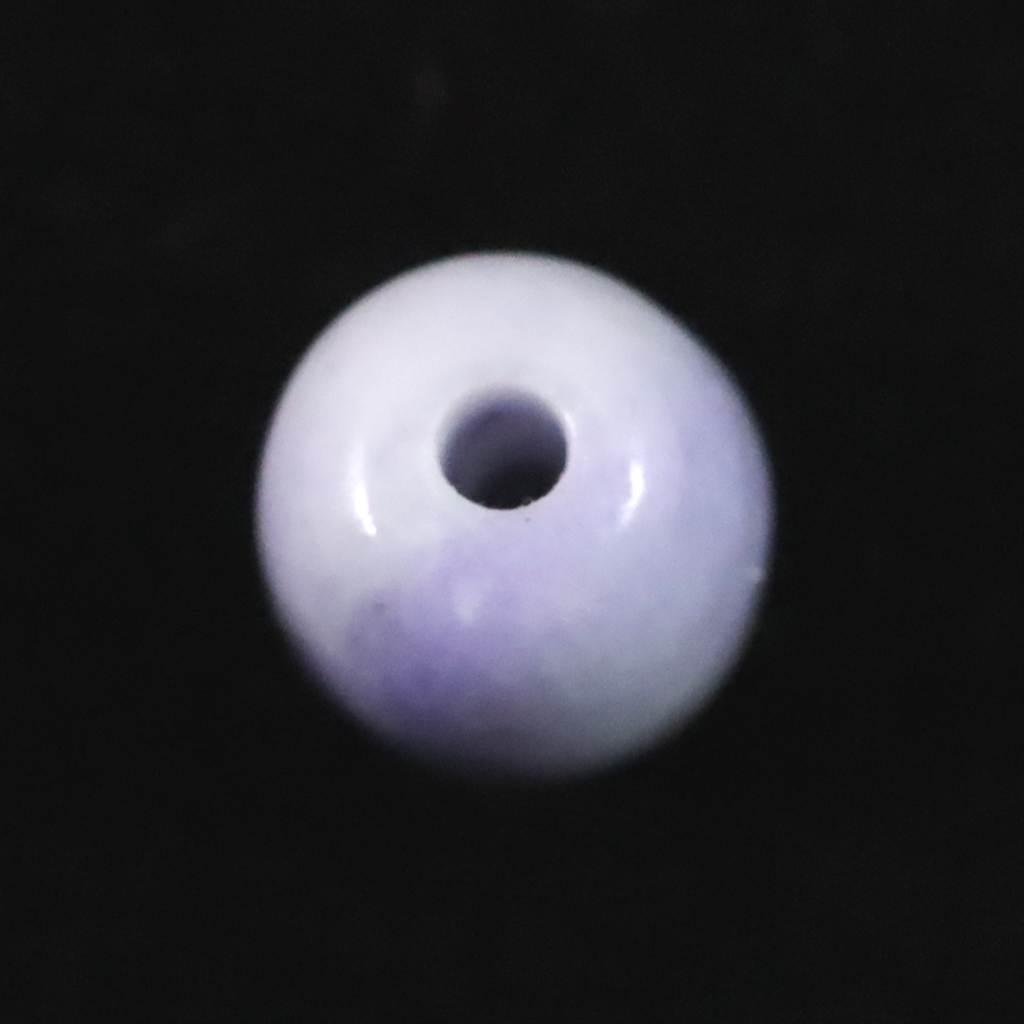 糸魚川翡翠  ヒスイ 小滝産 ラベンダー 9.9mm管玉 ビーズ ディレクトリカード付 0.82g #72333 | 6枚目