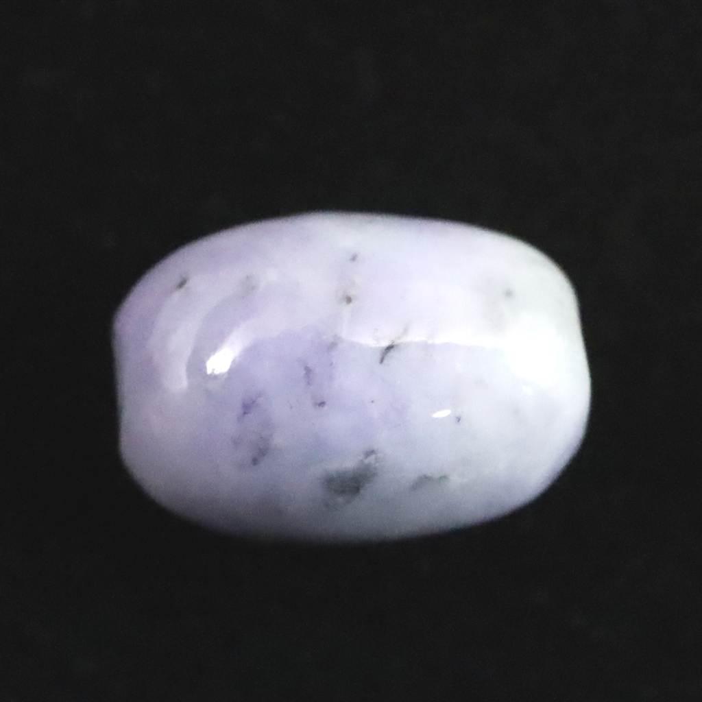 糸魚川翡翠  ヒスイ 小滝産 ラベンダー 10mm管玉 ビーズ ディレクトリカード付 0.87g #54454