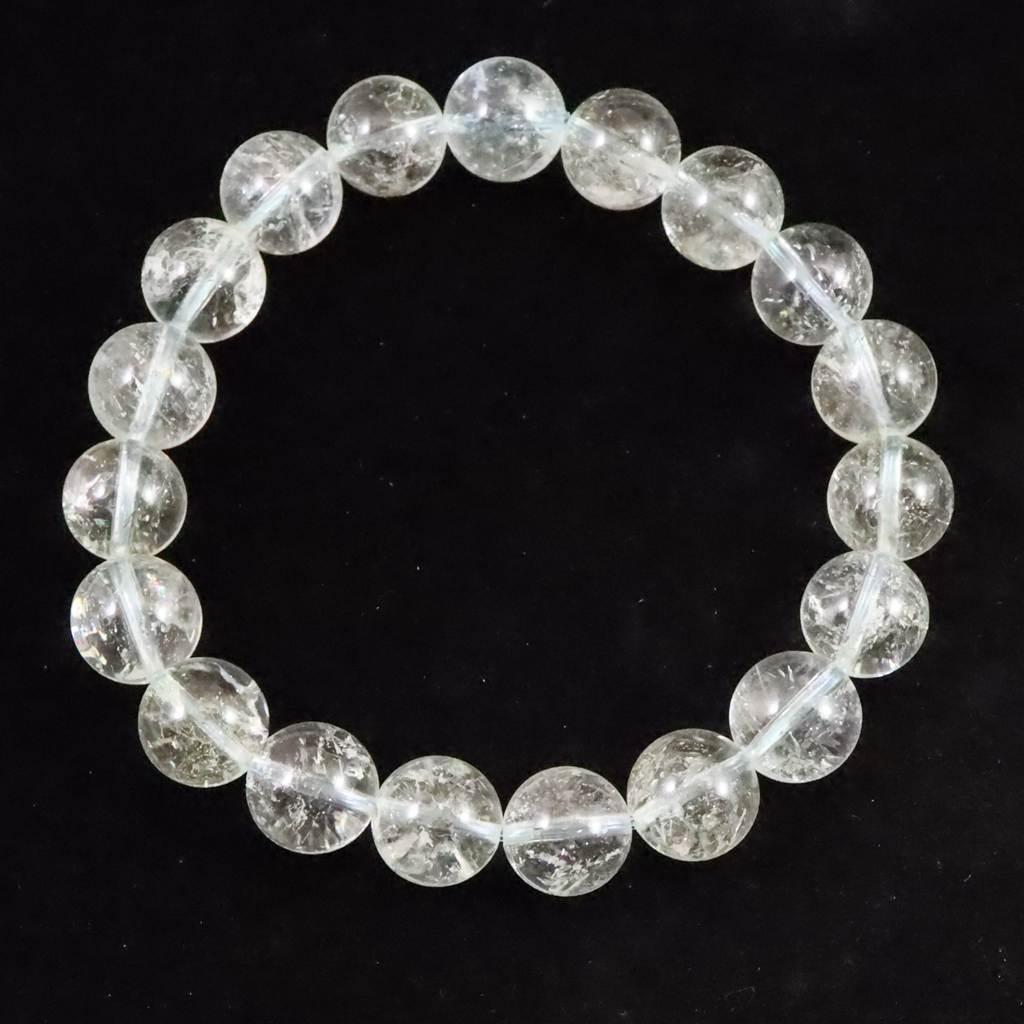 ヒマラヤ産 アクアマリン 10mmブレスレット 34.2g　*希少* #39253