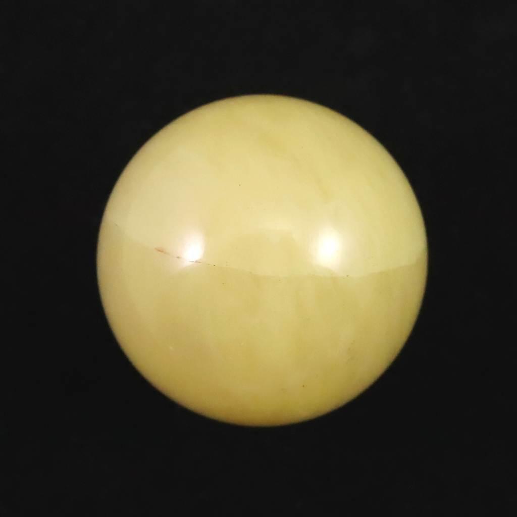 H&E社 サチャロカイエロー アゼツライト　25mmスフィア  23.1g #19158