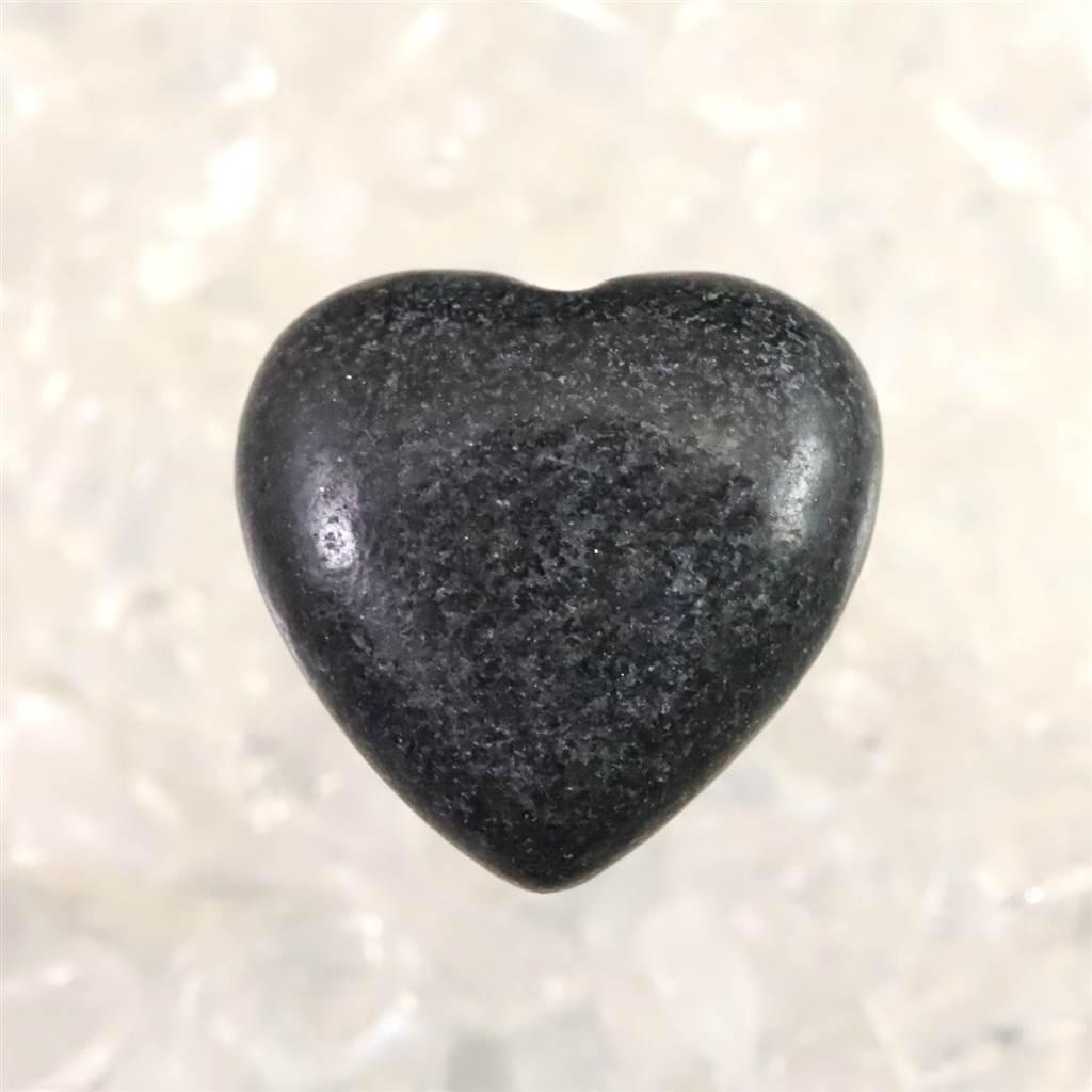 H&E社 ブラックアゼツライト 15mmハート  2.0g #29030