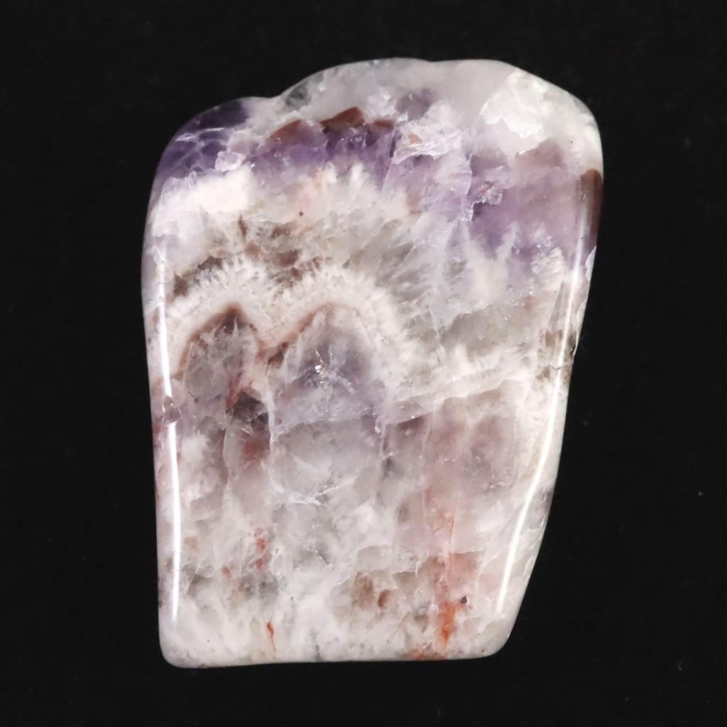 H&E社 サウラライトアゼツライト   アメジスト共生 タンブル  10.8g #87015