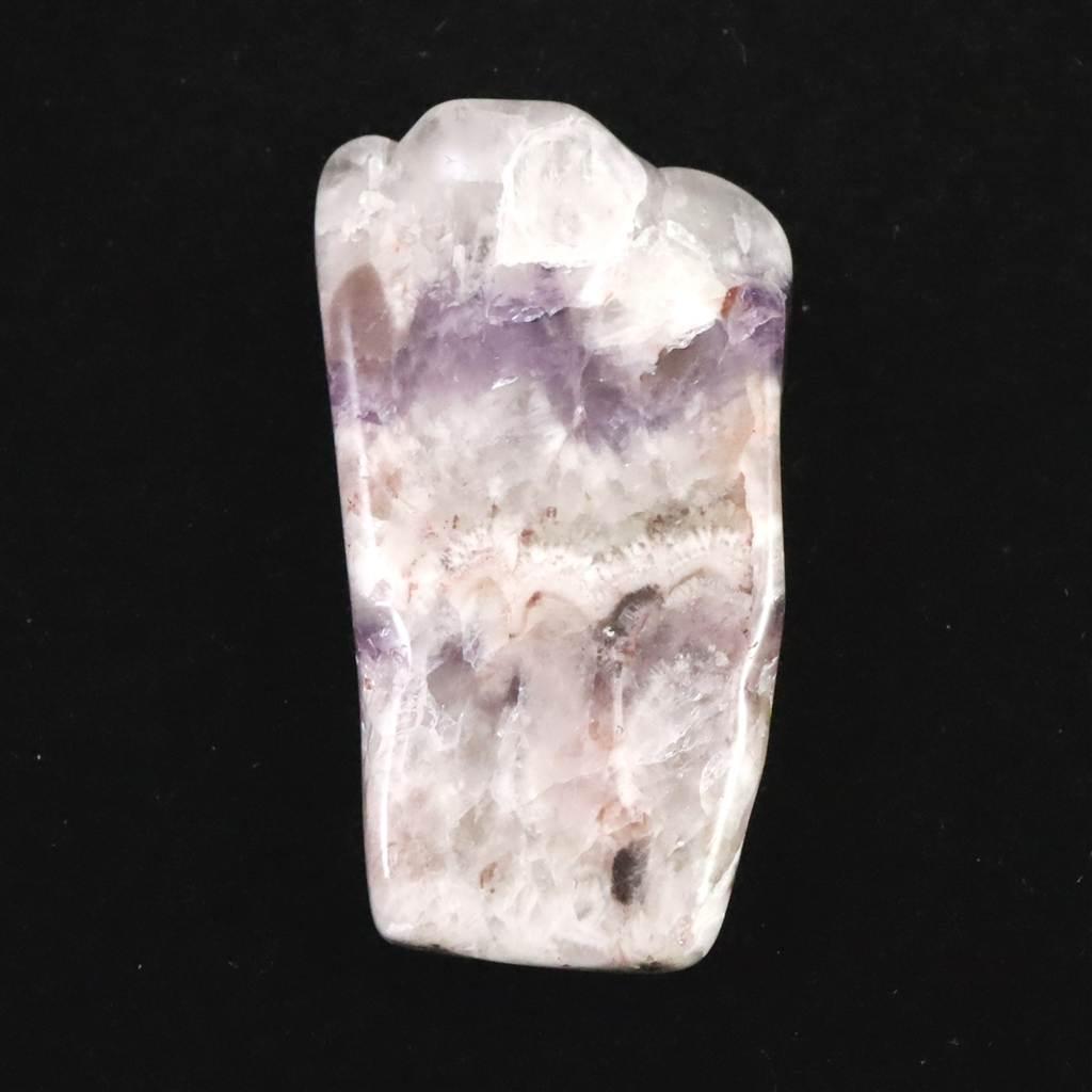 H&E社 サウラライトアゼツライト   アメジスト共生 タンブル  12.7g #75853