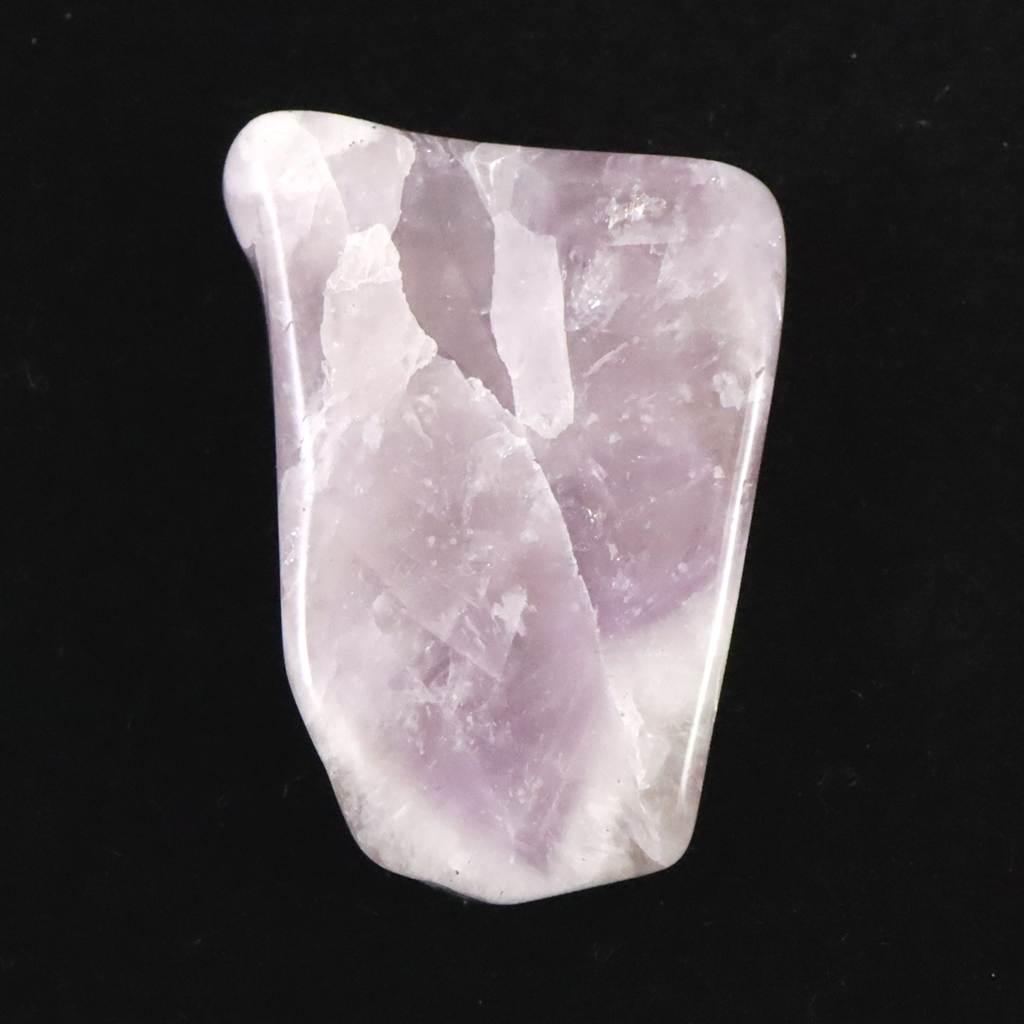 H&E社 サウラライトアゼツライト   アメジスト共生 タンブル  11.7g #77302