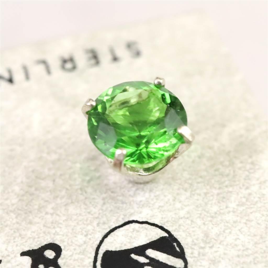 H&E社 ガイアストーン ラウンド 6ミリ ピアス #58234 | 3枚目