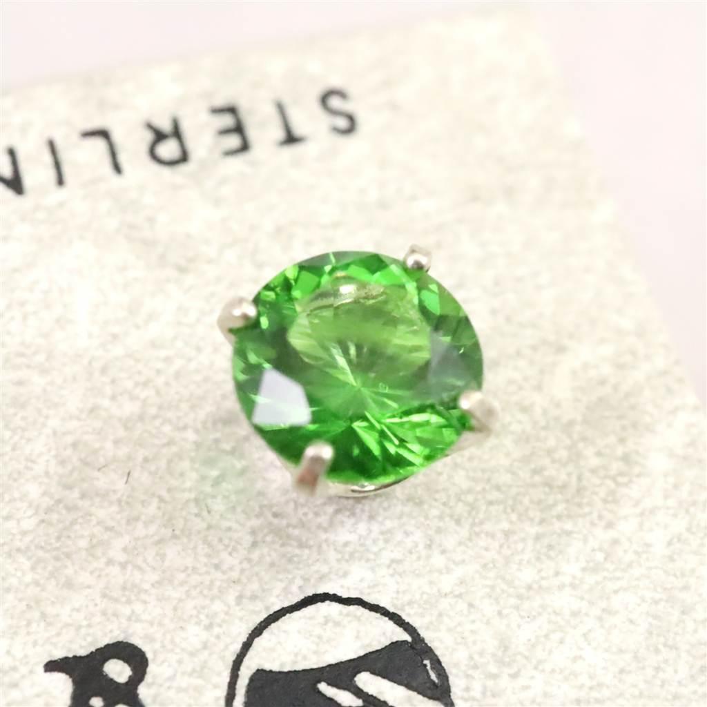 H&E社 ガイアストーン ラウンド 6ミリ ピアス #58234 | 4枚目