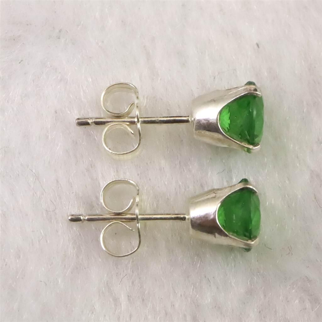 H&E社 ガイアストーン ラウンド 6ミリ ピアス #58234 | 5枚目