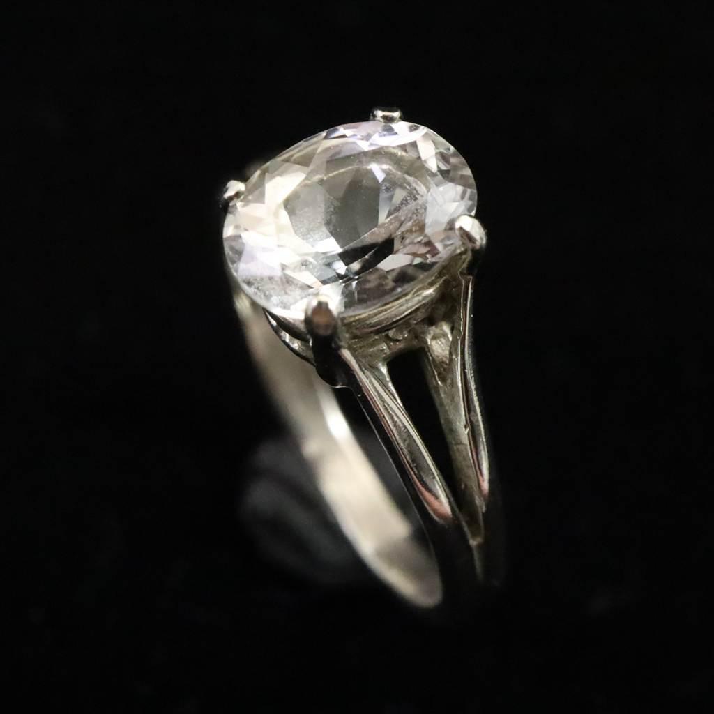 H&E社 アゼツライト 8mmオーバル リング 8号 現品 #29328 | 5枚目