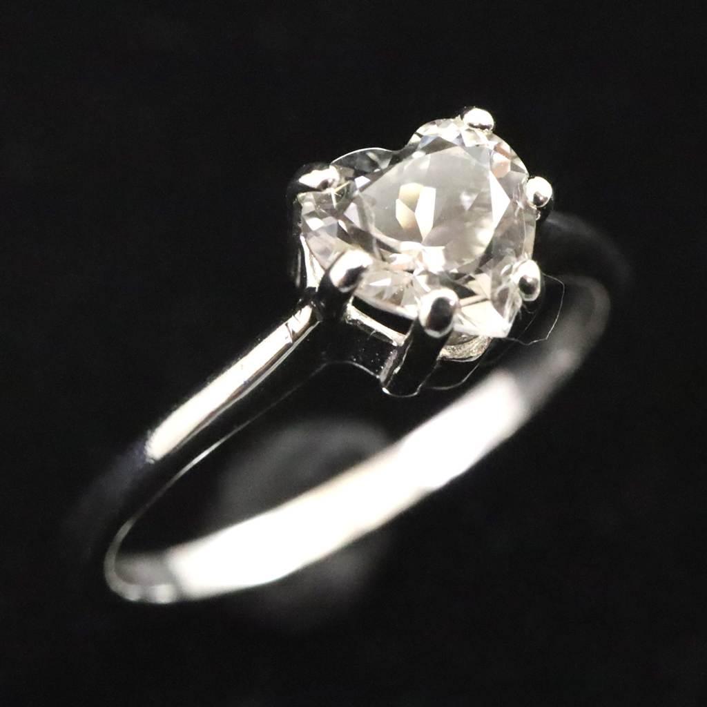 H&E社 アゼツライト 6mmハート リング 13号 現品 #81752 | 3枚目